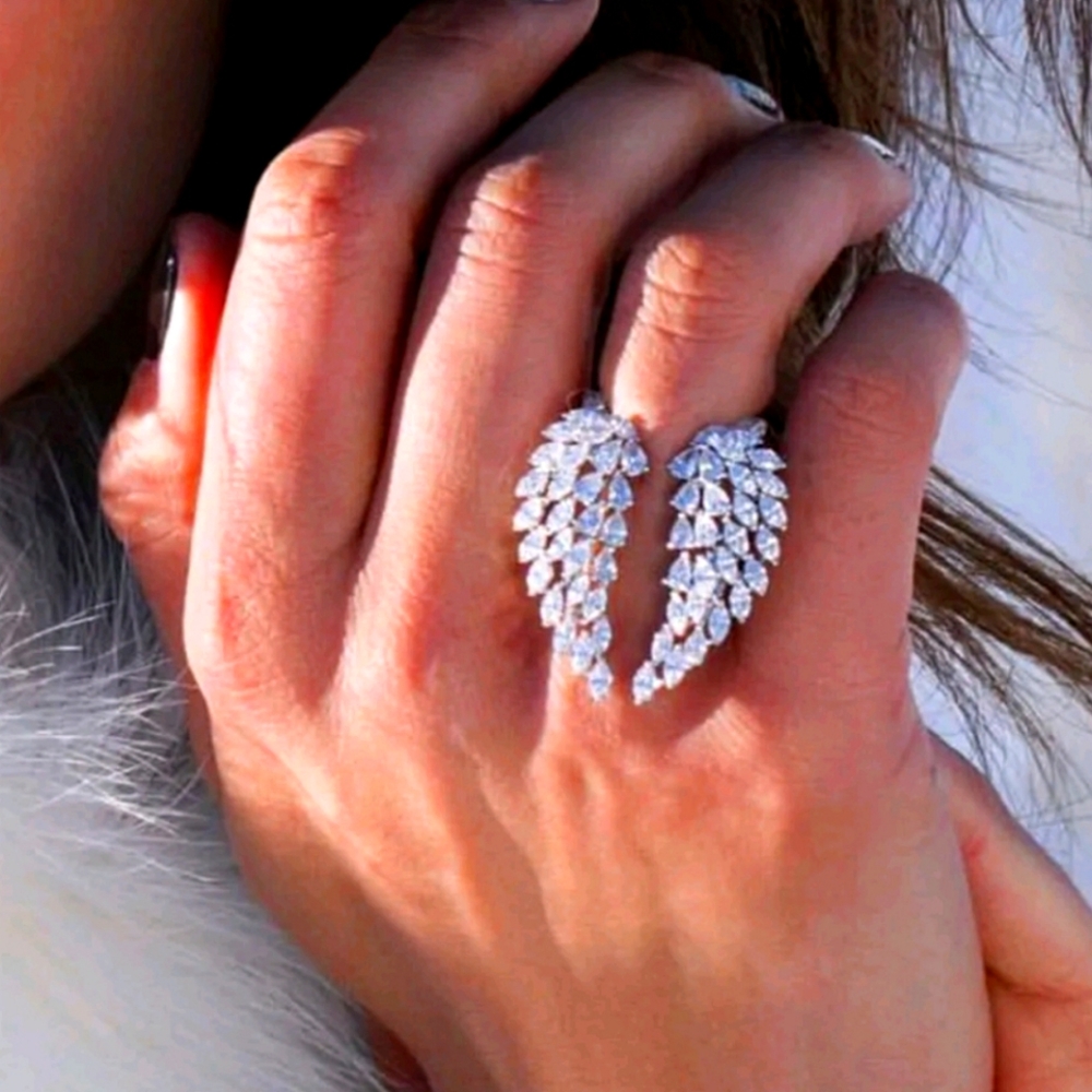 Sterling Silver Feather Ring
